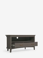 Dark Oakham Oak Effect Corner TV Unit - Image 6 of 9