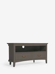 Dark Oakham Oak Effect Corner TV Unit - Image 7 of 9