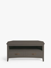 Dark Oakham Oak Effect Corner TV Unit - Image 8 of 9