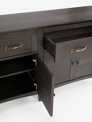 Dark Oakham Oak Effect Large Sideboard - Image 10 of 10
