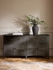 Dark Oakham Oak Effect Large Sideboard - Image 2 of 5