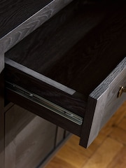 Dark Oakham Oak Effect Large Sideboard - Image 5 of 5