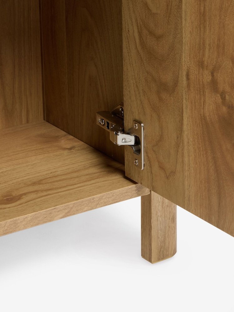 Natural Arches Wood Effect Space Saving Large Sideboard - Image 12 of 12 Natural Arches Wood Effect Space Saving Large Sideboard - Image 12 of 12