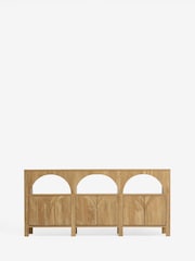 Natural Arches Mango Wood Effect Space Saving Large Sideboard - Image 5 of 9