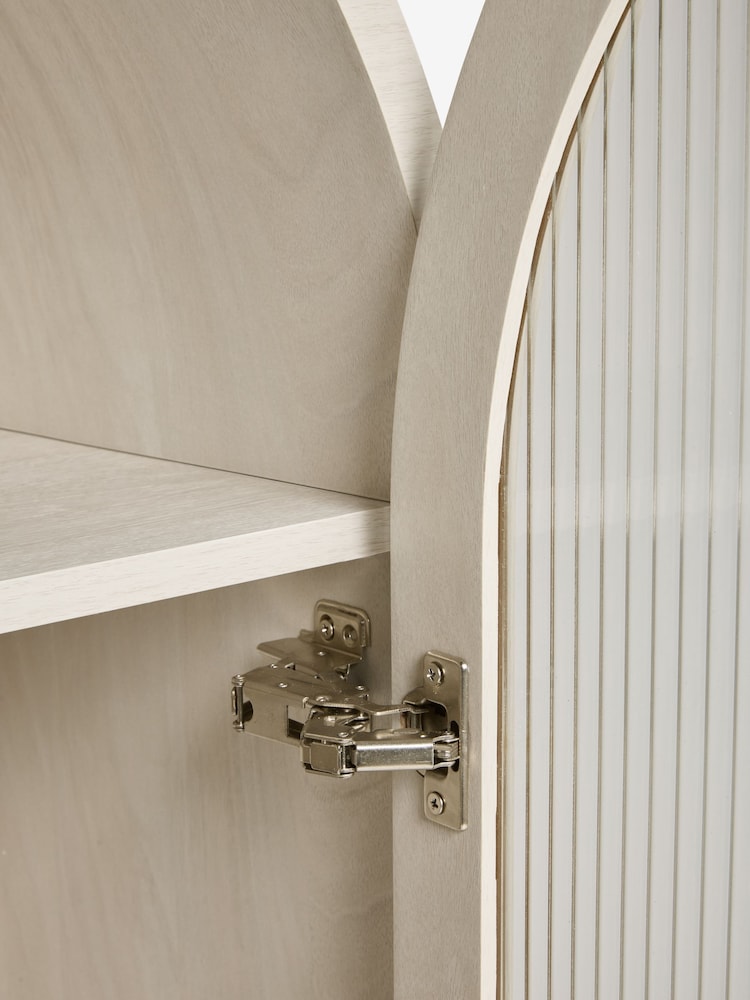 Light Natural Mia Oak Effect Drinks Cabinet - Image 11 of 11