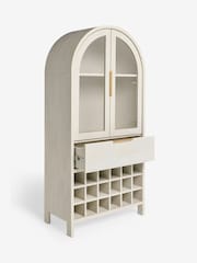 Light Natural Mia Oak Effect Drinks Cabinet - Image 2 of 6