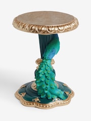 Gold Peacock Shaped Side Table - Image 5 of 6