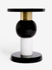 Black Gloss Stacking Side Table - Image 2 of 3