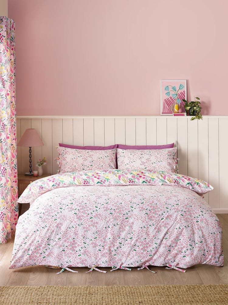 Catherine Lansfield Tilly Floral Reversible Duvet Cover Set - Image 2 of 5