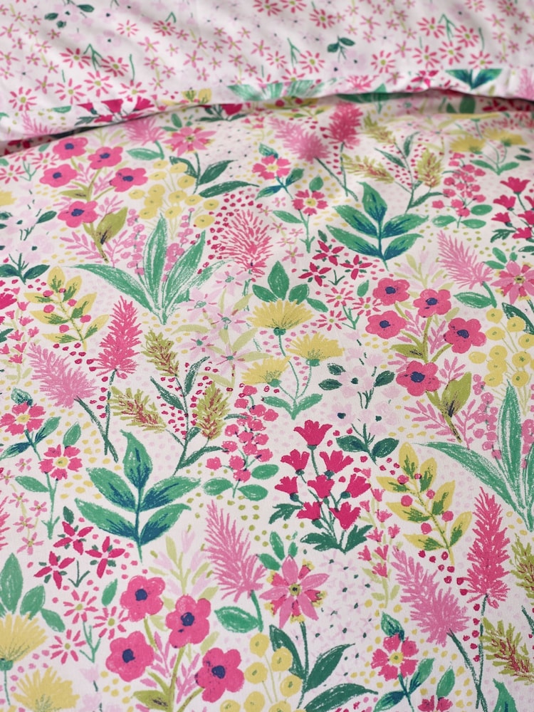 Catherine Lansfield Tilly Floral Reversible Duvet Cover Set - Image 4 of 5