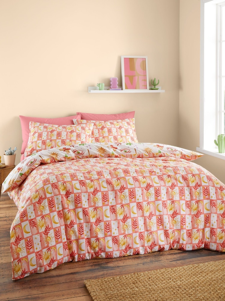 Sassy B Natural Fiesta Reversible Duvet Cover Set - Image 2 of 5 Sassy B Natural Fiesta Reversible Duvet Cover Set - Image 2 of 5