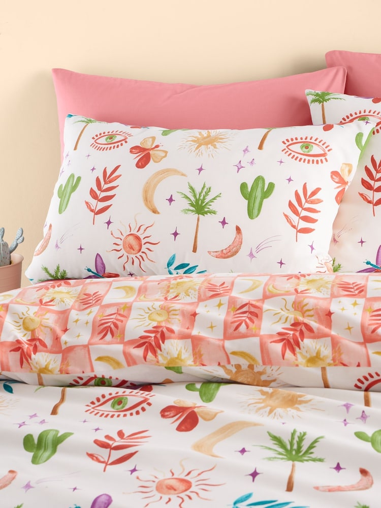 Sassy B Natural Fiesta Reversible Duvet Cover Set - Image 3 of 5