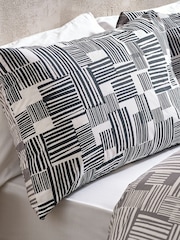 Catherine Lansfield Blocks Geo Reversible Duvet Cover Set - Изображение 4 из 4