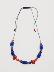 Seasalt Cornwall Blue Colenso Beaded Necklace - Image 1 of 4