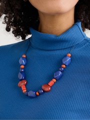 Seasalt Cornwall Blue Colenso Beaded Necklace - Image 3 of 4