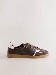 Chocolate Brown Forever Comfort® Lace-Up Trainers - Image 7 of 9
