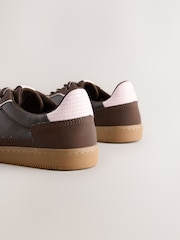 Chocolate Brown Forever Comfort® Lace-Up Trainers - Image 9 of 9