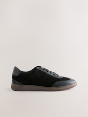 Negro - Forever Comfort® Leather Brogue Lace Up Trainers - Imagen 1 de 5
