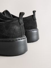 Negro - Forever Comfort® Leather Casual Chunky Lace-Up Shoes - Imagen 7 de 7