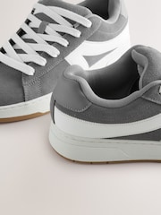 Grey Forever Comfort® Chunky Lace-Up Side Stripe Trainers - Image 4 of 5