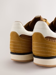 Ochre Yellow Forever Comfort® Panel Detail Lace-Up Trainers - Image 5 of 9