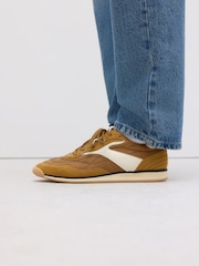 Ochre Yellow Forever Comfort® Panel Detail Lace-Up Trainers - Image 7 of 9