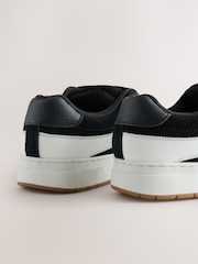 Black Forever Comfort® Chunky Lace-Up Side Stripe Trainers - Image 4 of 5