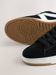 Negru - Teniși masivi Forever Comfort® cu șireturi și dungi laterale - Imaginea 9 din 9