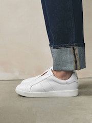 Bela - Signature Premium Leather Laceless Slip On Trainers - Slika 2 iz 10