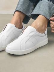 Bela - Signature Premium Leather Laceless Slip On Trainers - Slika 4 iz 10