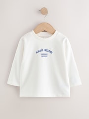 Multi Bright Long Sleeve Graphic Print T-Shirts 4 Pack (3mths-7yrs) - Image 6 of 8
