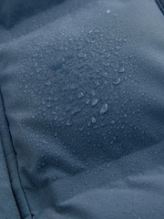 Blue Waterproof Long Line Fleece Lined Puffer Coat (3-17yrs) - Image 7 of 7