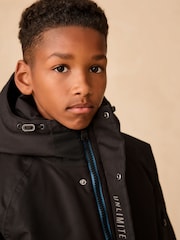 Black Premium Waterproof Parka (3-16yrs) - Image 4 of 8