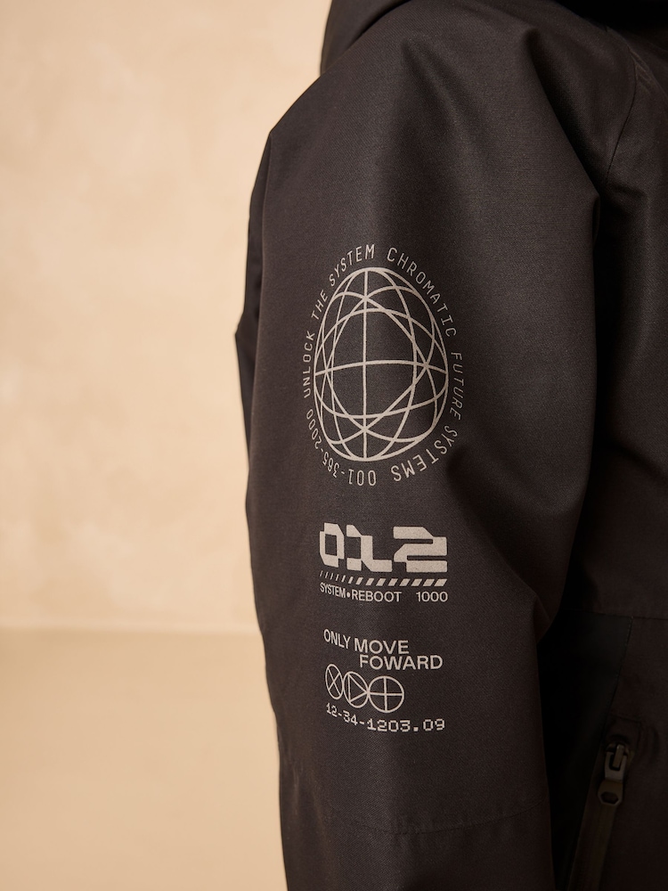Black Premium Waterproof Parka (3-16yrs) - Image 8 of 8