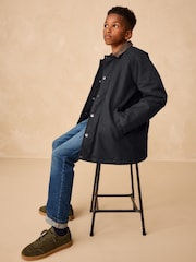 Black Cord Collar Jacket (3-16yrs) - Image 5 of 14