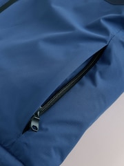 Blue Colourblock Waterproof Inner Wadded Coat (3-16yrs) - Image 10 of 13