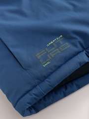 Blue Colourblock Waterproof Inner Wadded Coat (3-16yrs) - Image 11 of 13