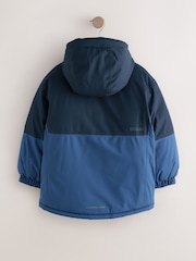Blue Colourblock Waterproof Inner Wadded Coat (3-16yrs) - Image 2 of 13