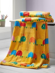 Catherine Lansfield Curious Caterpillar Cosy Fleece Throw - Imagem 1 de 4