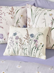 Catherine Lansfield Grasmere Floral Embroidered Cushion - صورة 1 من 2