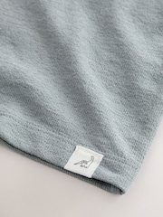 Blue Long Sleeve Henley Neck T-Shirt (3mths-7yrs) - Image 4 of 4