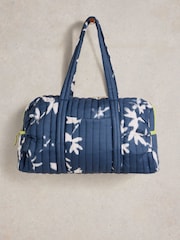 White Stuff Blue Zoe Printed Weekender Bag - Image 3 of 4