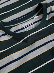 White Stuff Blue Abersoch Stripe Short Sleeve 100% Cotton T-Shirt - Image 5 of 6