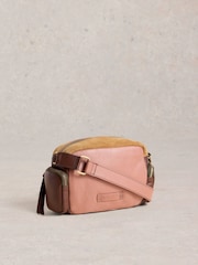White Stuff Pink Leopard Print Lana Camera Bag - Image 2 of 4