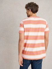 White Stuff White Abersoch Stripe Short Sleeve 100% Cotton T-Shirt - Image 2 of 6
