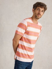 White Stuff White Abersoch Stripe Short Sleeve 100% Cotton T-Shirt - Image 3 of 6