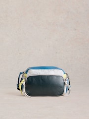 White Stuff Blue Leopard Print Lana Camera Bag - Image 3 of 4