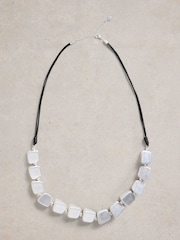White Stuff Silver Chunky Station Necklace - Image 1 of 2