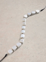 White Stuff Silver Chunky Station Necklace - Image 2 of 2