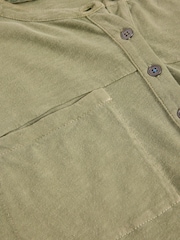 White Stuff Green Beth 3/4 Sleeve 100% Cotton Shirt - Image 6 of 6
